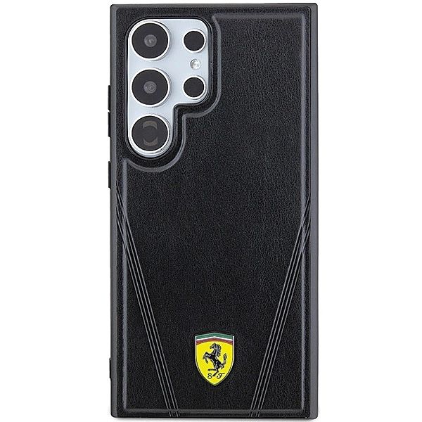 Etui Ferrari Hot Stamp V Lines MagSafe na Samsung Galaxy S24 Ultra - c