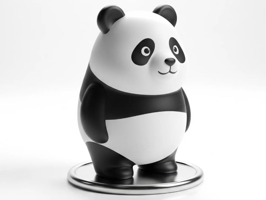 O Panda Fofo da Coleção de Animais