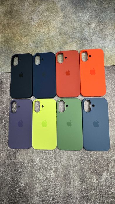 Чохол Silicone Case MagSafe з кнопкою + Animation iPhone 17 17 Pro Max