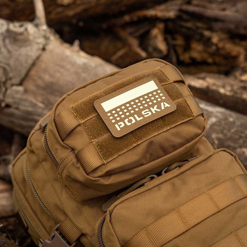 M-Tac Naszywka na rzep Flaga Polska Laser Cut Coyote Luminate