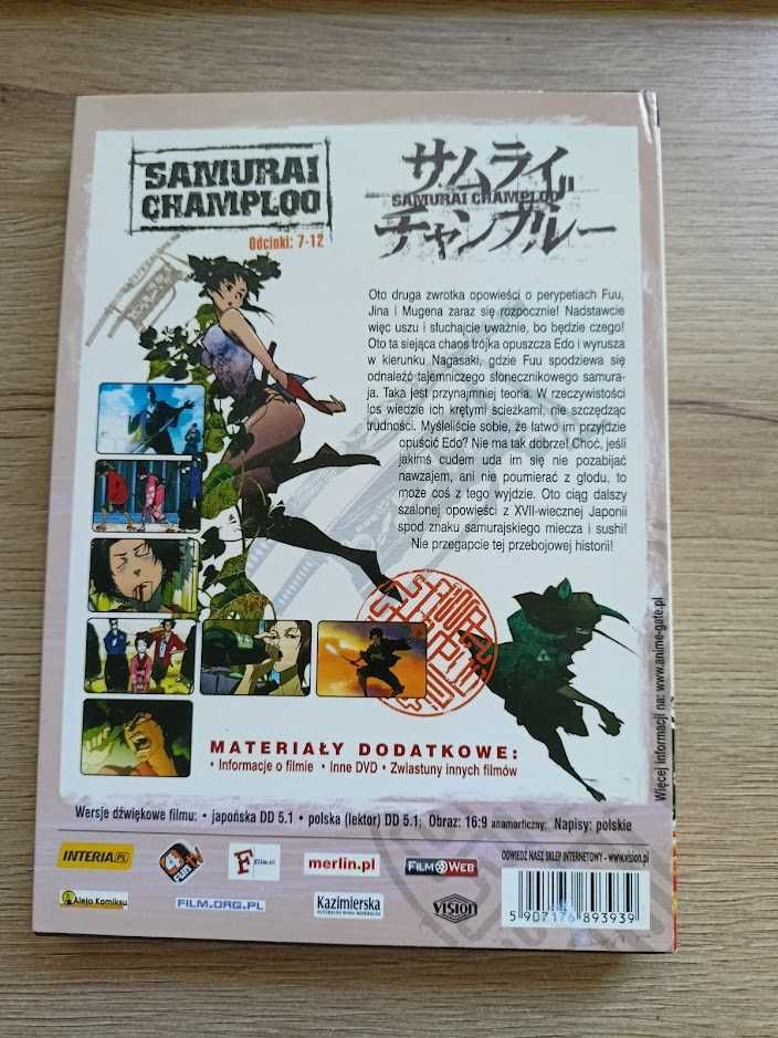 Samurai Champloo DVD odcinki 7-12