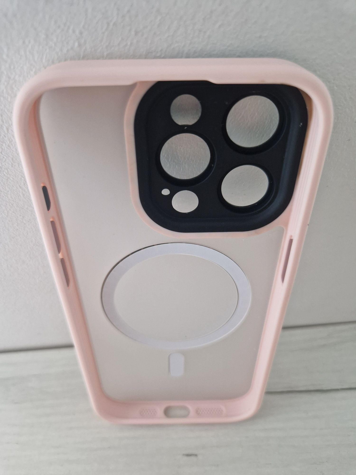 Liavec LK Magsafe Case do Iphone 15 Pro Max jasnoróżowy