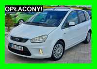 Ford C-MAX PIĘKNY**KLIMATRONIC NAVI tempomat szyberdach skóry czujniki parkowania