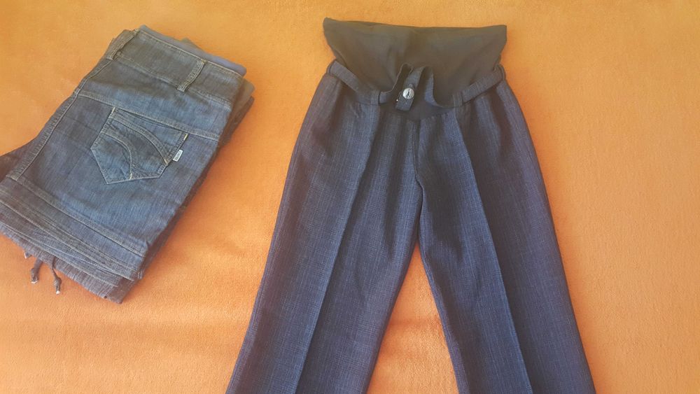 Odzież ciążowa rozmiar M/L i majtki poporodowe L