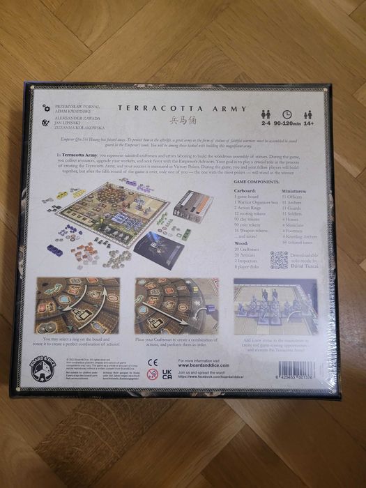 Terakotowa Armia [Board&Dice] - nowy, folia, ENG (instrukcja PL)