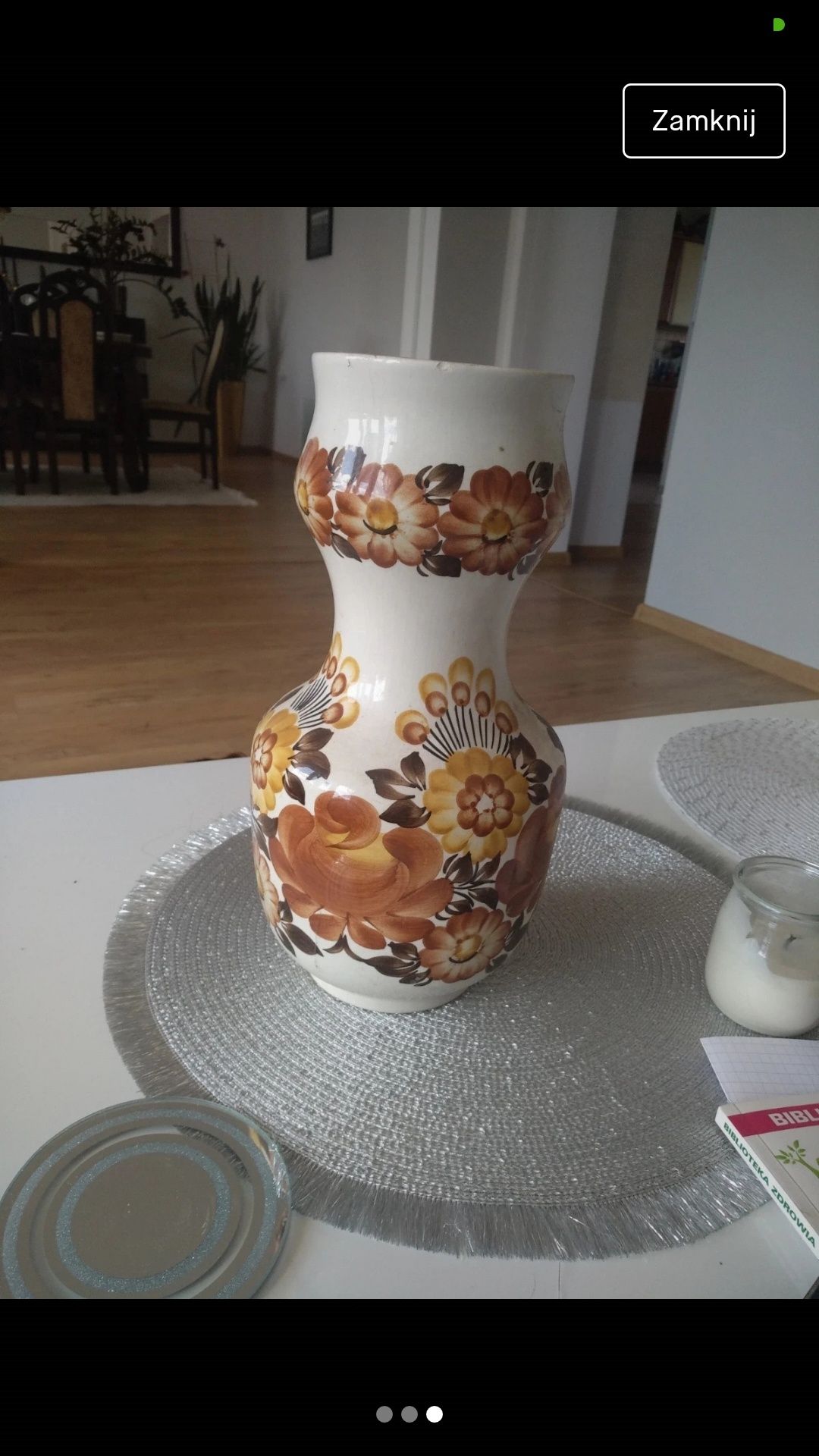 Wazon ceramika kwiaty