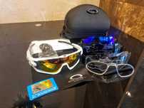 Очки велосипедные  Oakley Jawbreaker  Polarized 4 линзы