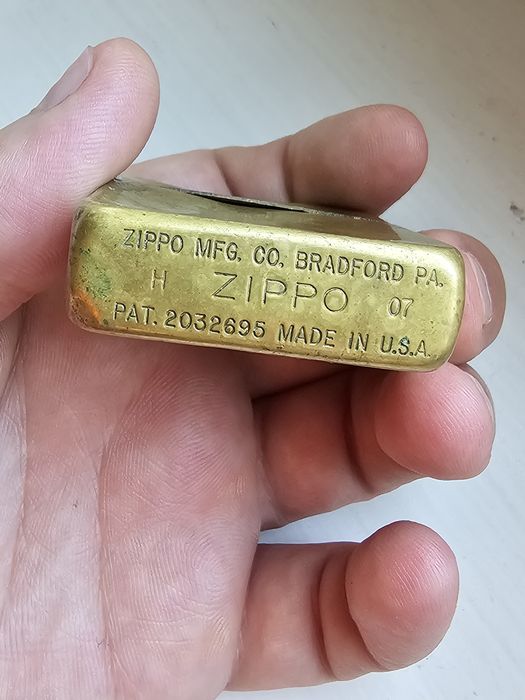 На Відновлення Вінтаж Бензинова Запальничка Zippo Brushed Brass 1941B