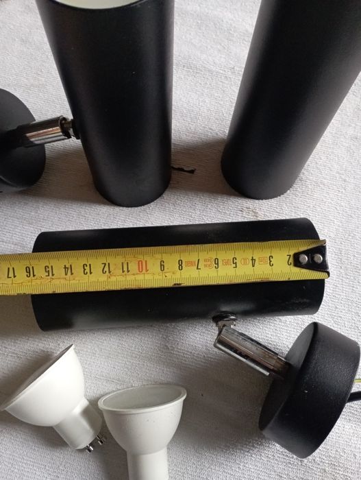 Точечний трековий чорний світильник