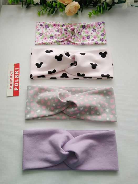 Opaski na głowę ~~ 2szt.  ~~ przeplatane a'la Turban ~~ hand made ~~