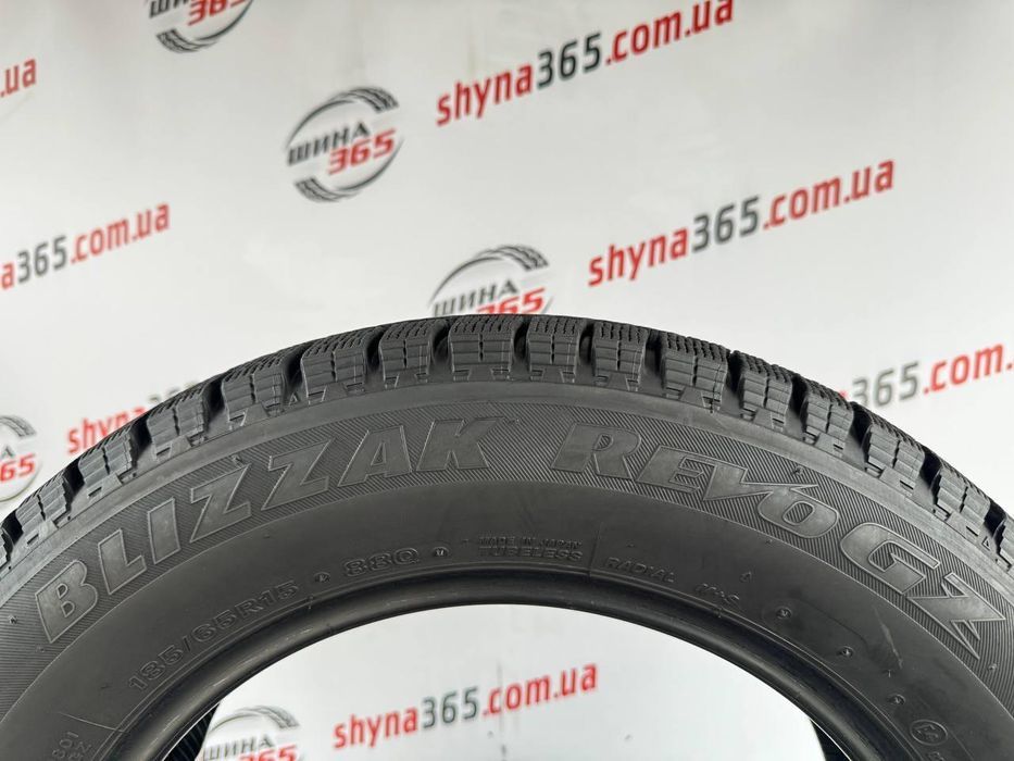 185/65 r15 bridgestone blizzak revo gz 8mm шини бу зима