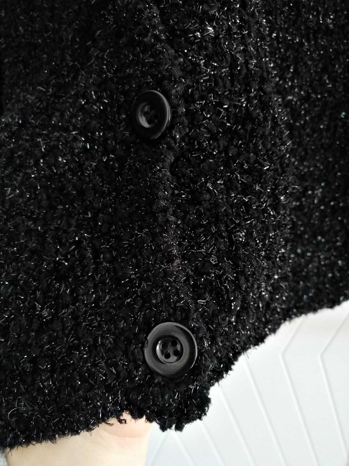 Czarny sweter rozpinany r. L-XL  Monki