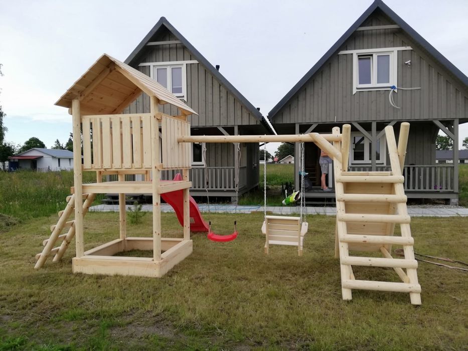 Meble ogrodowe, plac zabaw, huśtawka, stół ławki