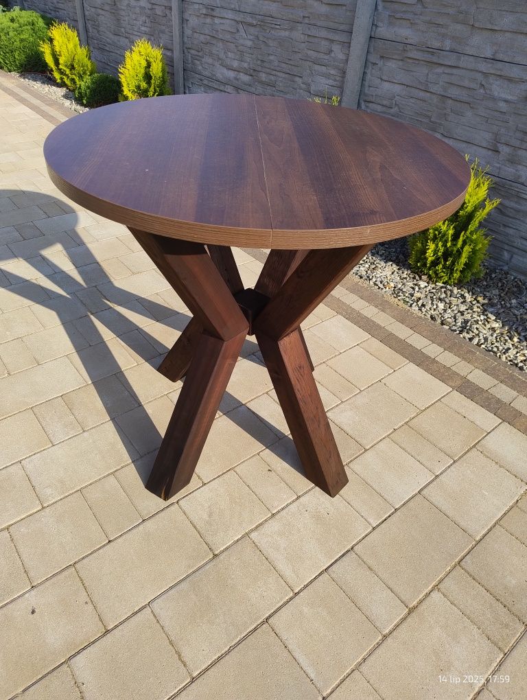Stół okrągły w stylu loft