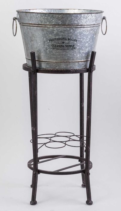 Stojak na wino butelki metalowy wysoki czarny stylizowany 130085