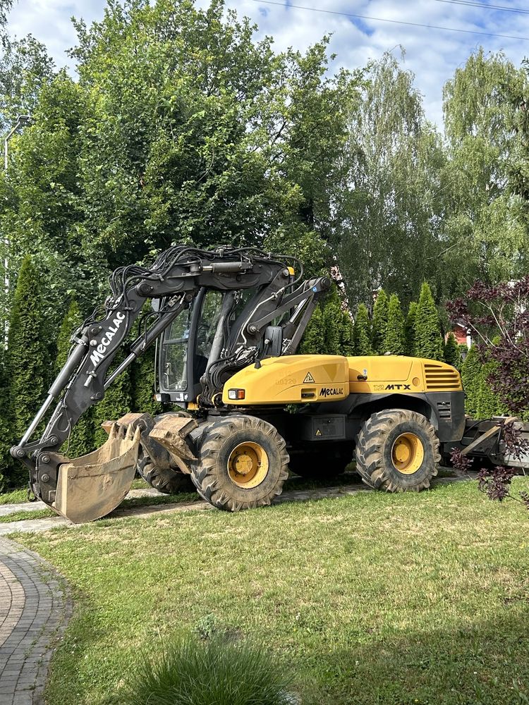 Usługi koparko-ładowarką Mecalac 12, Kobierzyce