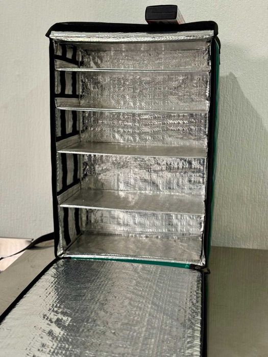 Термо сумка рюкзак для доставки Мікрозелені. Сумка для курʼєра