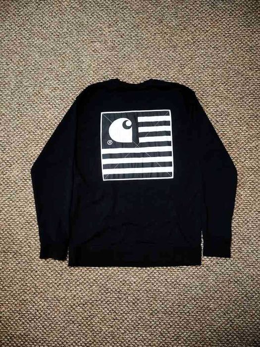 !!Оригінал!! Світшот Carhartt Wip State flag велике лого