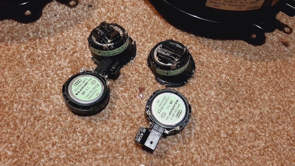 Audi a3 8p 08-12 Sportback Głosniki BOSE Wzmacniacz Subufer Wzmacniacz