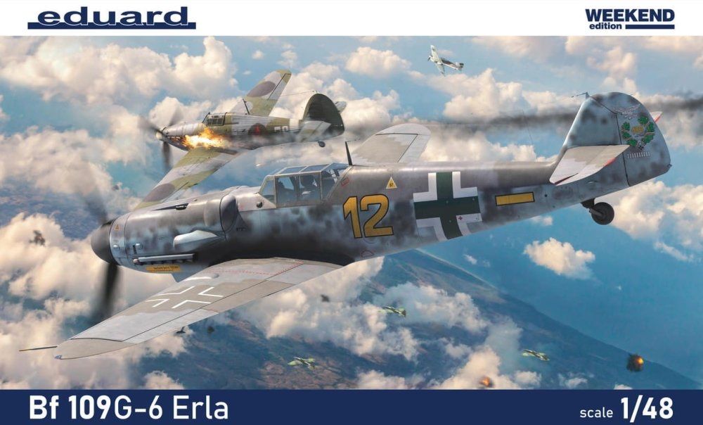 Eduard 84201 model do sklejania 1:48 samolot Bf 109G-6 Erla
