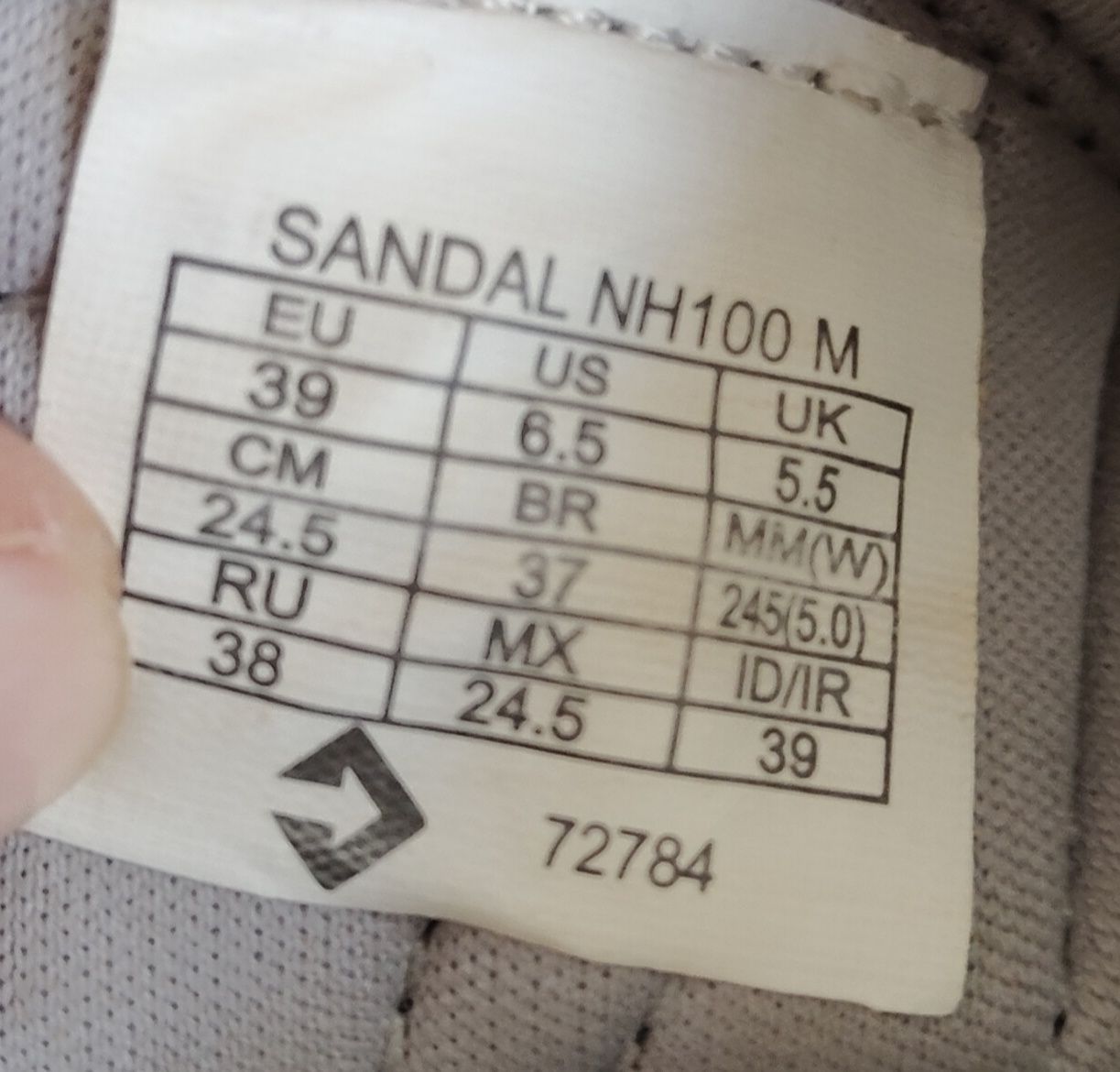 Sandały Quechua rozmiar 39