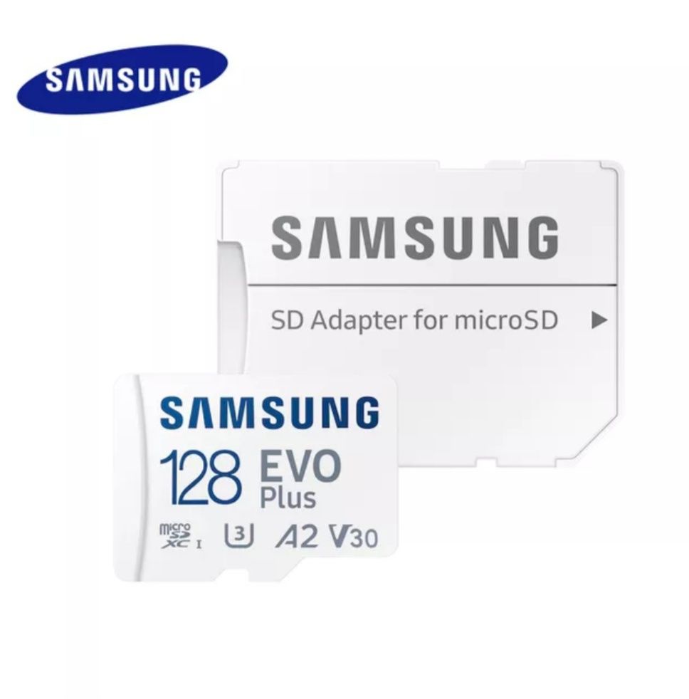 Original карта памяти Samsung 128gb microSD EVO Plus Class 10