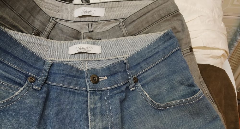 3 Peças vestuário Zara Man N. 38 - Bom estado