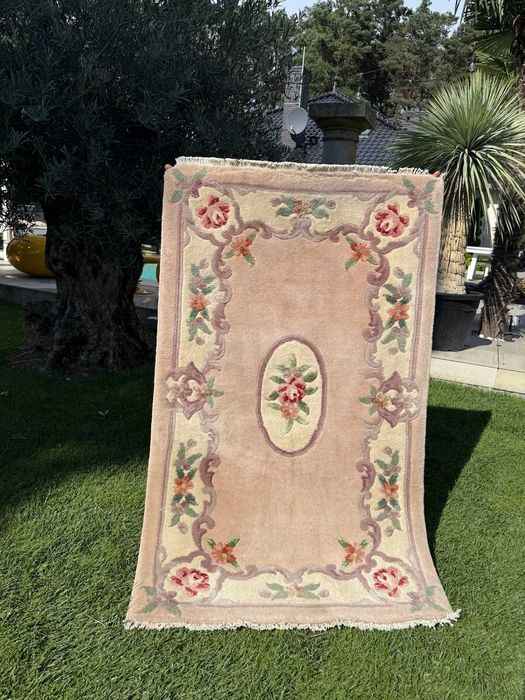 Kaszmirowy ręcznie tkany dywan chiński Chiny 157x94 galeria 5 tyś