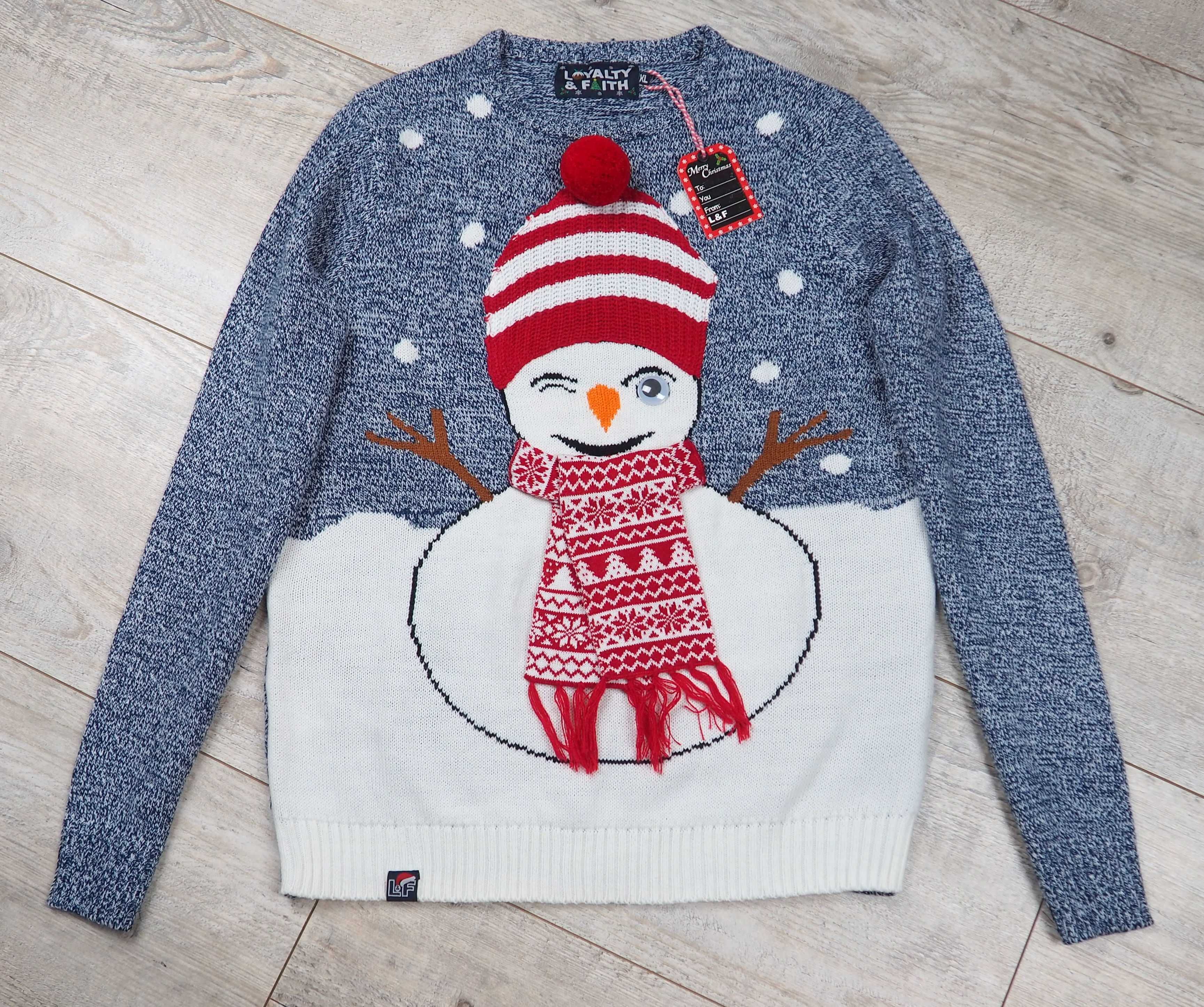 Loyalty And Faith_Mens 3D Christmas Xmas Jumpers Wink SNOWDUDE_XL