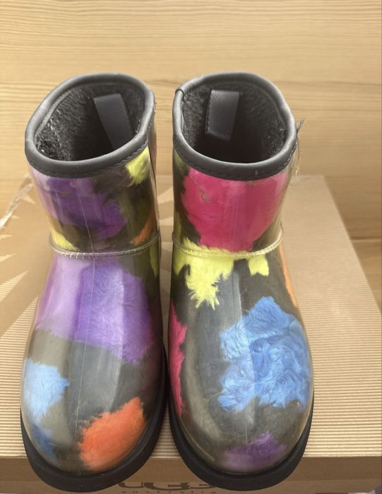 Угги уги UGG Classic Clear Mini Party Spots 37 розмір гумові резинові