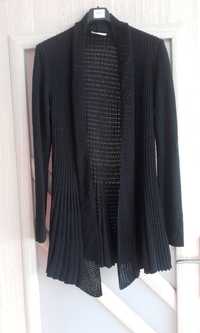 Sweter damski czarny niezapinany rozmiar M