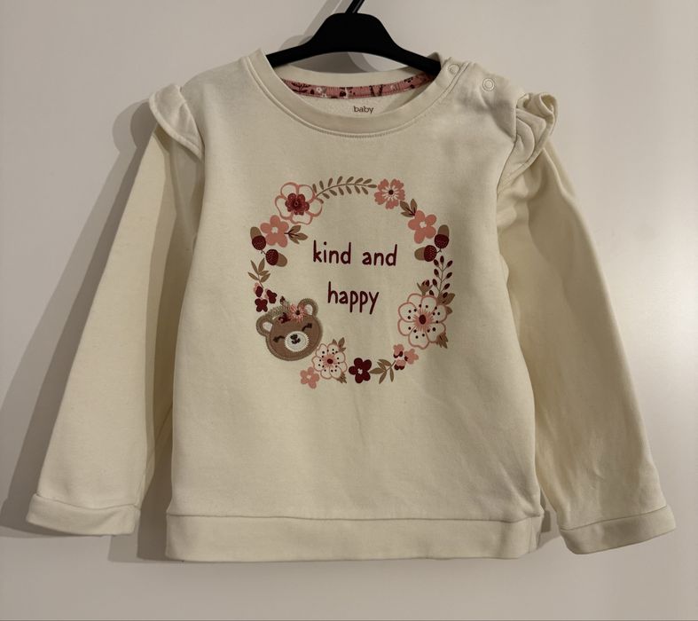 Bluza dla dziewczynki motyw kwiatowy C&A rozmiar 98