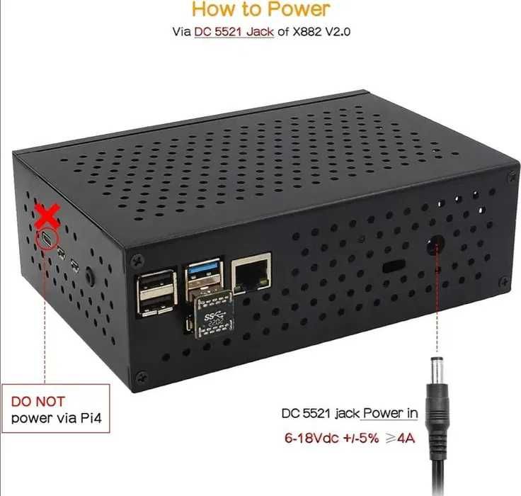 Obudowa dysku 2,5" Geekworm Usb C SATA HDD/SSD