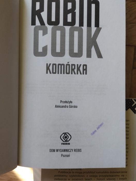 Komórka - Robin Cook