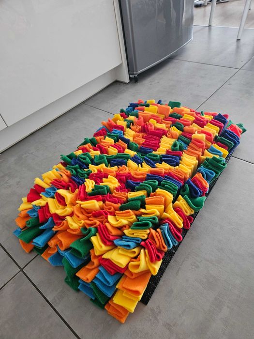 70cm x 40cm kolorowa Mata węchowa dla psa i kota duża PREMIUM