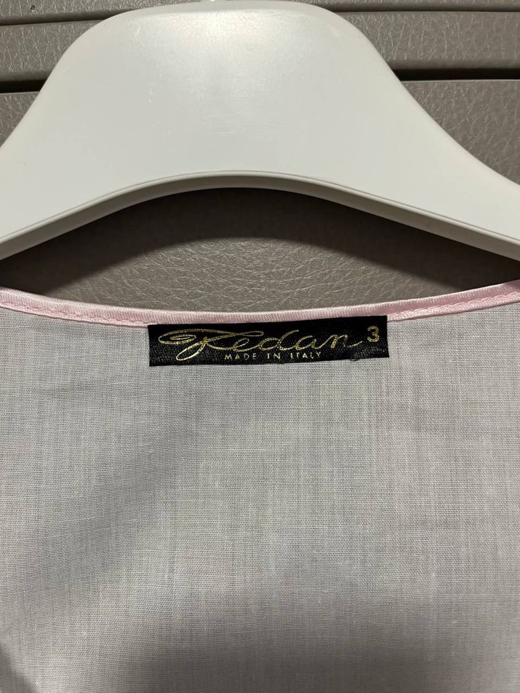 Нічна довга сорочка сукня бавовна made in Italy Redan Італія вінтаж