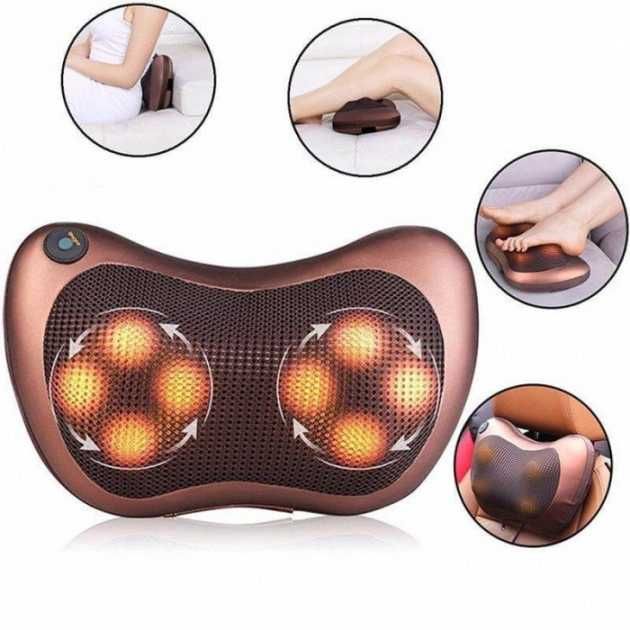 Массажная подушка MASSAGE PILLOW массажных ролика GHM 8028B