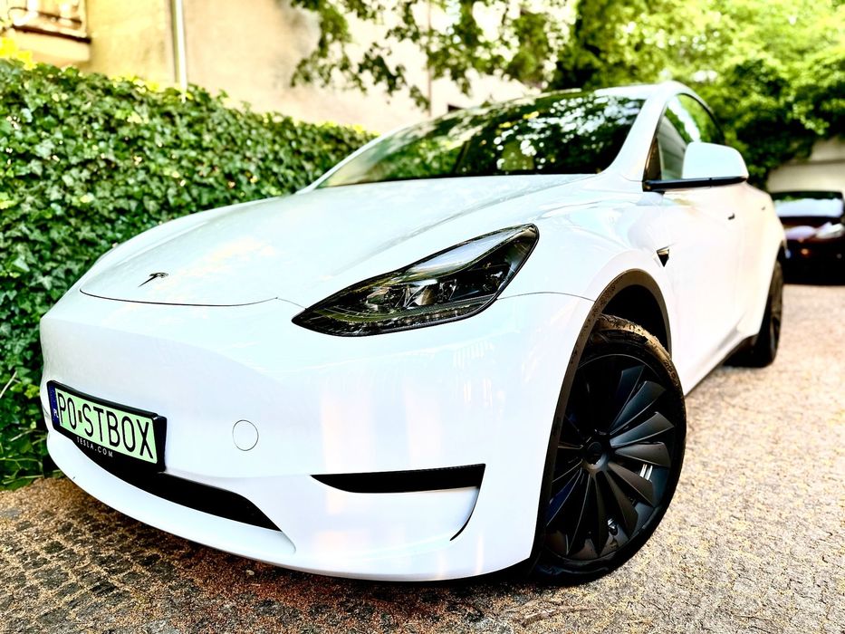 Tesla Y FAKTURA VAT 23% | CESJA BEZ ODSTĘPNEGO | Salon Polska | Białe wnętrze