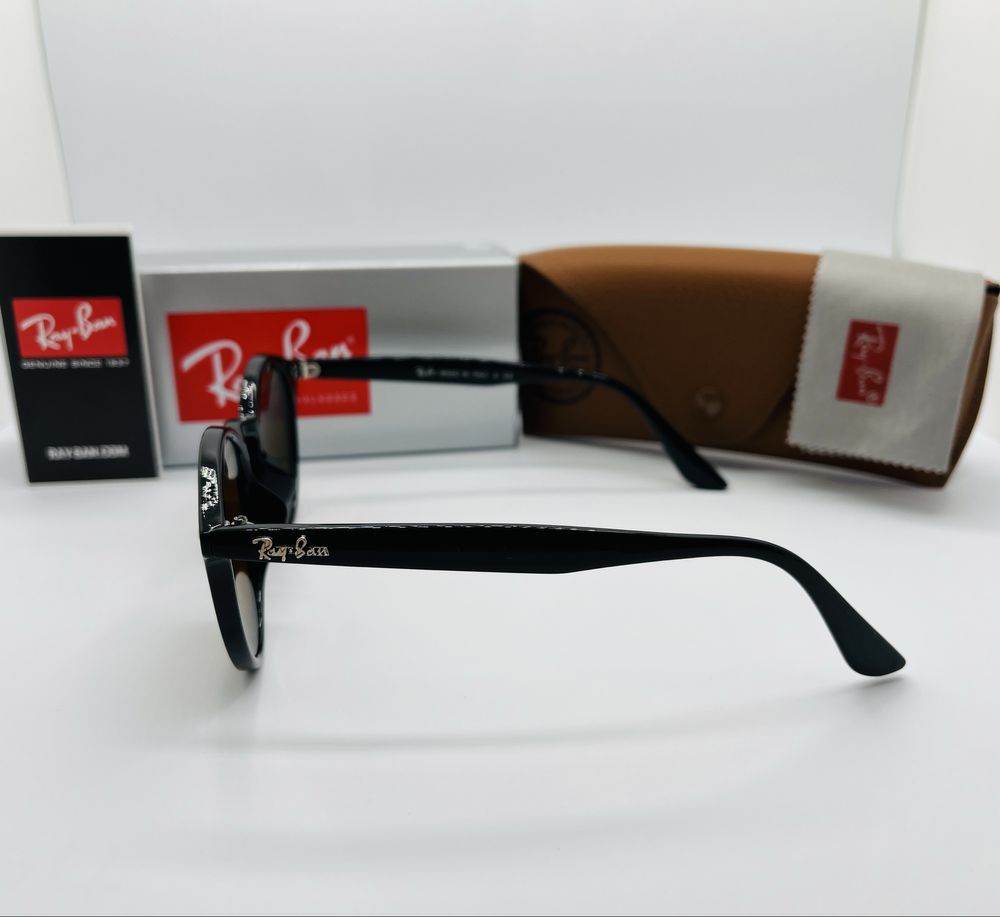 Солнцезащитные очки Ray Ban Highstreet 2180 Black-Brown 51мм стекло