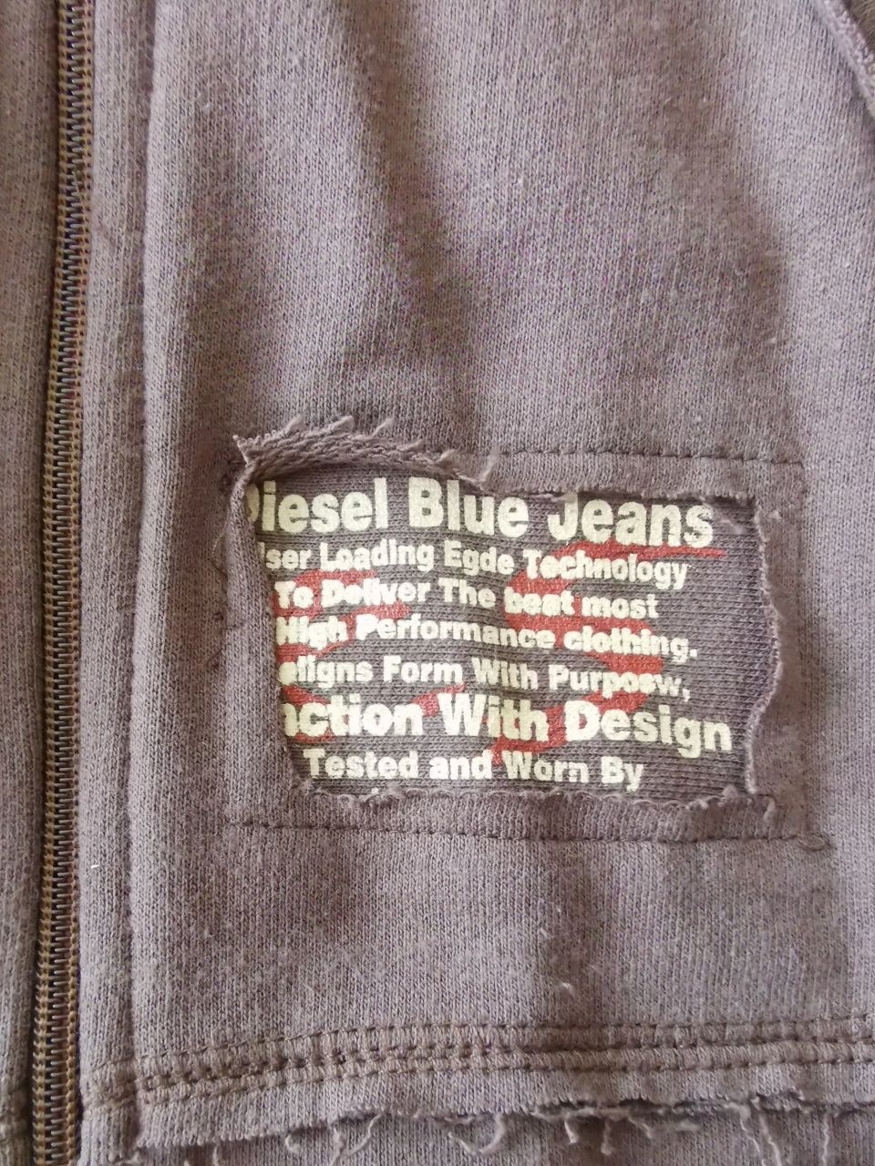 Casaco blusão marca Diesel industries S jeans vintage
