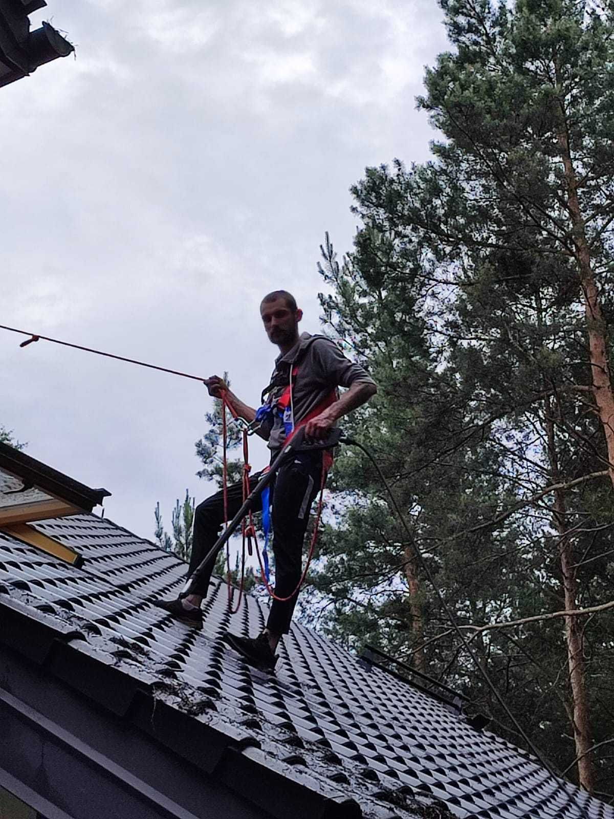 Czyszczenie i zabezpieczanie dachów , elewacji , kostki brukowej
