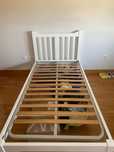 Cama branco lacado