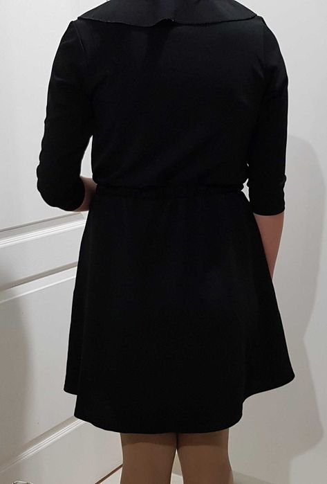 Elegancka czarna sukienka sylwestrowa wieczorowa Reserved XS