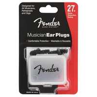 Fender tampões de ouvidos ear plugs reutilizáveis 27db