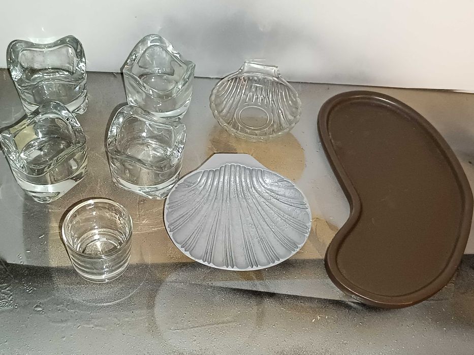 Conjunto decorativo para velas e sabonetes