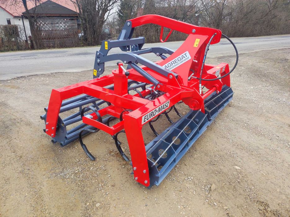 PROMOCJA agregat Uprawowo-siewny 2,5/2,7/3m EURO-MASZ od ręki