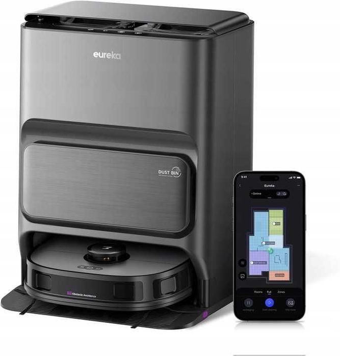 B207 EUREKA J12 Ultra DE robot odkurzający myjący + stacja opróżniania