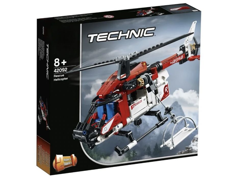 Lego Technic спасательный вертолет,лего вертоліт(гелікоптер)