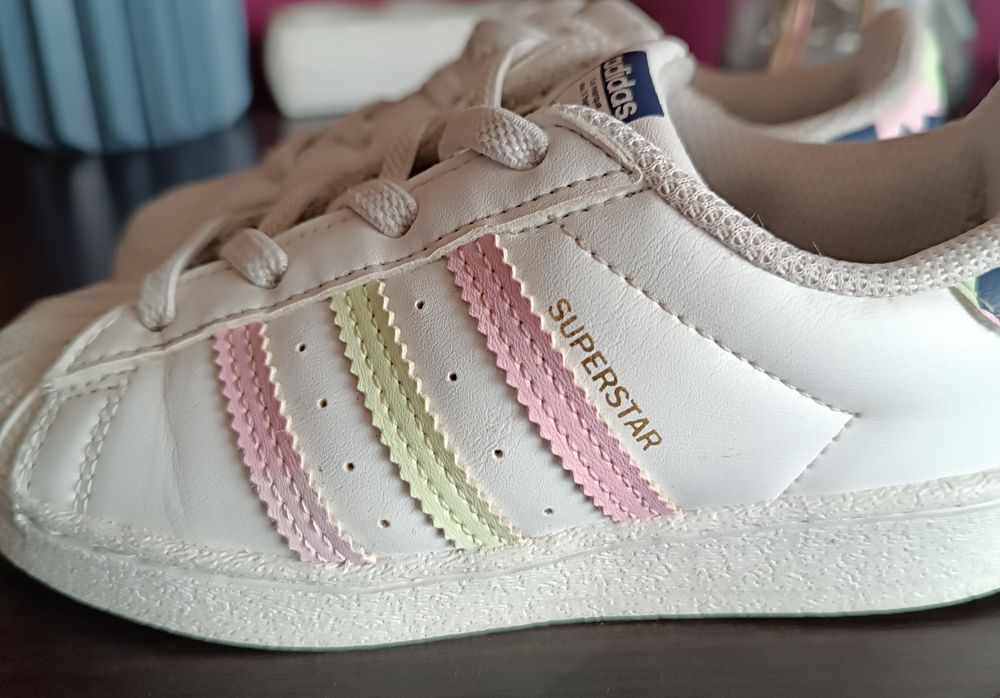 Półbuty adidasy dla dziewczynki Adidas superstar 26