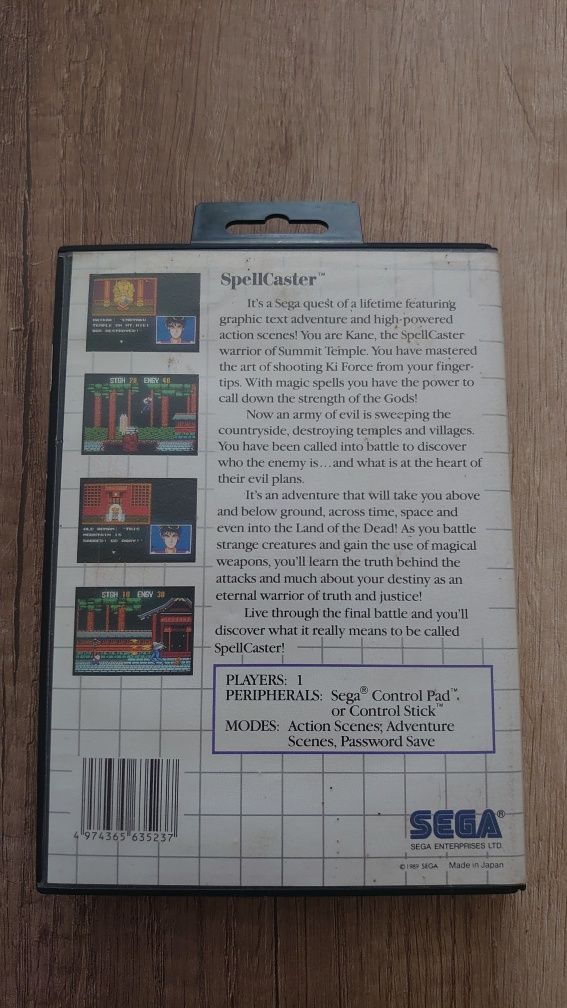 SpellCaster Sega Master System